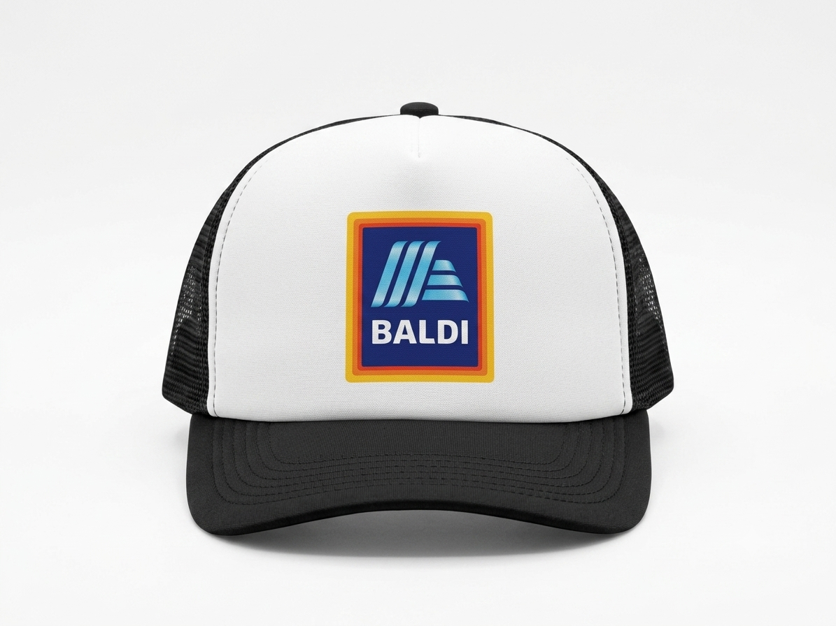 Baldi Trucker Hat (White)