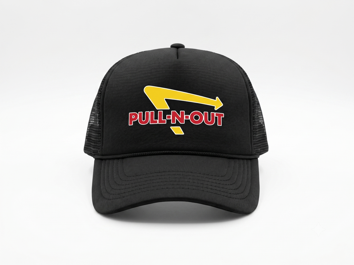 Pull-N-Out Trucker Hat (Black)