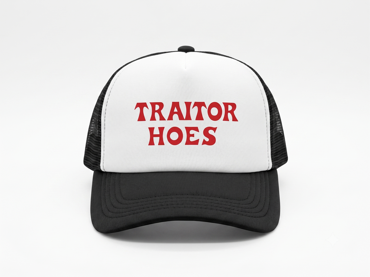 Traitor Hoes Trucker Hat (White)