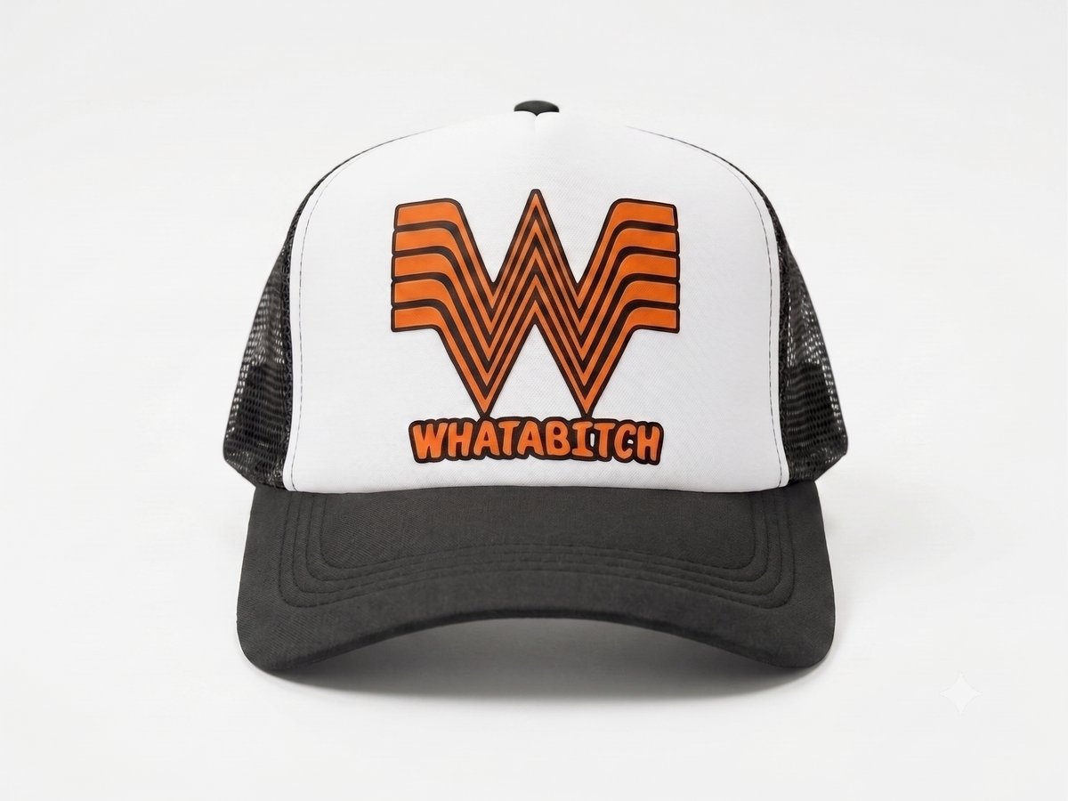 Whatabitch Trucker Hat (White)